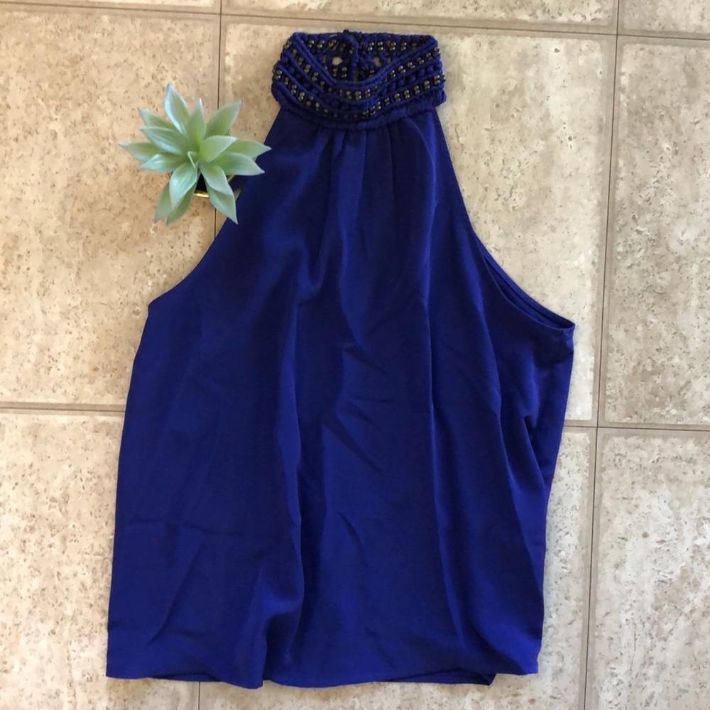 Zara Basic High-neck blouse, size L